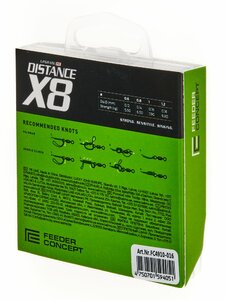 Леска плетёная Feeder Concept Distance х8 BRAID Dark Green 150/016, фото 3