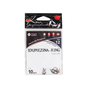 Крючок KOI "IDUMEZINA-RING", размер 12 (INT)/5 (AS), цвет BN (10 шт.), фото 4