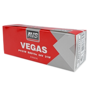 Автомобильная лампа AVS Vegas, PY21W, 24 В, 21 Вт, 2800 К, цоколь BAU15s, 10 шт., фото 7