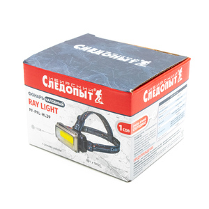 Фонарь налобный "СИБИРСКИЙ СЛЕДОПЫТ-RAY LIGHT", 1 COB, аккум.1x2200mAh/120/, фото 8