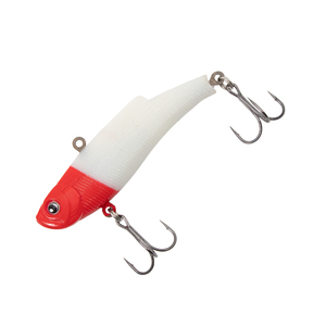 Раттлин Namazu WorkeR silicone, L-80 мм, 25гр, тонущий №1, фото 3