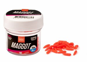 Насадки искусст. съедоб. LJ Pro Series MAGGOT RED опарыш 12мм 30шт., фото 2