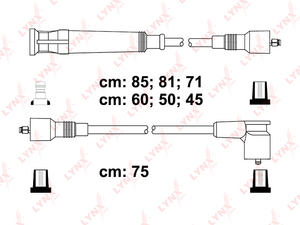 Провода высоковольтные LYNXauto SPE1404. Для: BMW 3(E30)/5(E34), фото 1