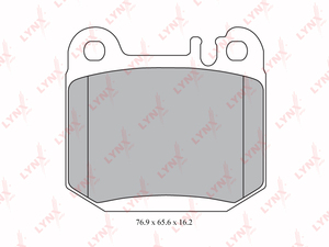 Колодки тормозные задние LYNXauto BD-5329. Для MERCEDES-BENZ МЕРСЕДЕС-БЕНС ML(W163) 98>, фото 1