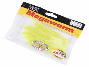 Виброхвосты съедоб. искусст. LJ Pro Series MegaWorm 4,0in (10,16)/071 5шт., фото 4