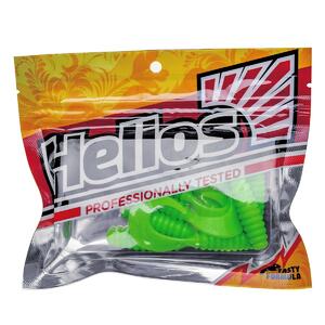 Твистер Credo 2,35"/6,0 см Lime 7шт. (HS-10-008) Helios, фото 2