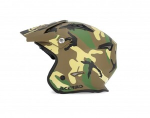 Шлем Acerbis JET ARIA Green/Brown S, фото 5