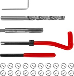 Thorvik TRIS810 Набор для восстановления резьбы M8x1.0, 25 предметов, фото 1