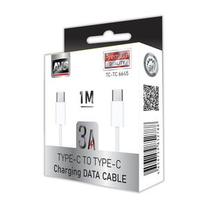 Кабель Type-C/Type-C AVS PD45W, 1 м, фото 2