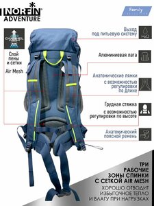 Рюкзак Norfin ADVENTURE 45, фото 7