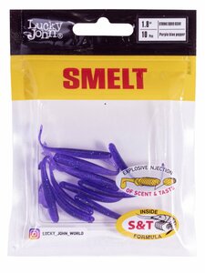 Слаги съедобные искусственные LJ Pro Series SMELT 1,8in (04.60)/S66 10шт., фото 4
