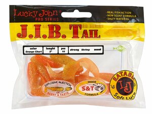 Твистеры съедобные LJ Pro Series J.I.B TAIL 2.0in (05.10)/T26 10шт., фото 4
