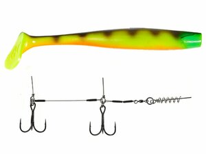 Виброхвосты LJ 3D BBS Series GIANT KUBIRA SWIM SHAD 10,3in (26,00)/PG30 1шт.+Stinger XL, фото 2