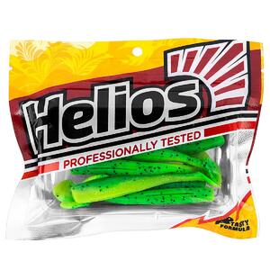 Виброхвост Chebak 3,15"/8 см Green Lime 7шт. (HS-3-010) Helios, фото 3