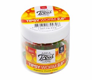 Слаги съедобные искусственные LJ Pro Series TIPSY WORM 2,3in (05.84)/T76 12шт., фото 4