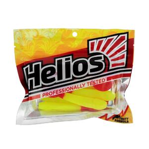 Твистер Long Hybrid 3,55"/9,0 см Acid lemon & Red 7шт. (HS-15-029) Helios (0), фото 2