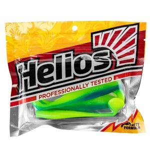 Виброхвост Zander 4"/10,2см Blue Lime 5шт. (HS-36-040) Helios, фото 2