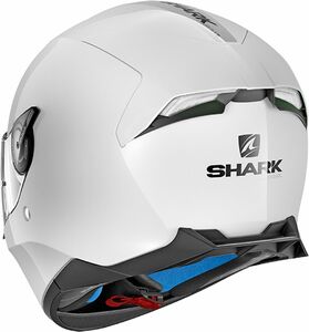 Шлем SHARK SKWAL 2 BLANK with LED White Glossy M, фото 2