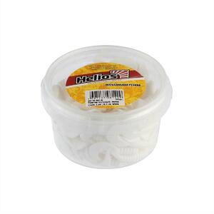 Твистер Credo 2,35"/6,0 см White 7шт. (HS-10-001) Helios, фото 4