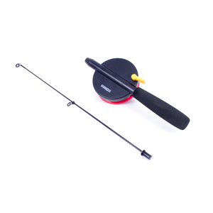 Удочка штекерная зимняя Namazu "Ice Perch Fishing", L=60 см, с катушкой d=90 мм, стеклопластик, фото 4