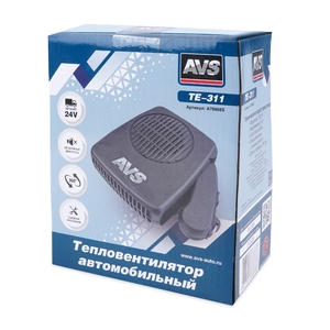 Тепловентилятор автомобильный керамический AVS Comfort TE-311 3 в 1 (24В, 150Вт), фото 7