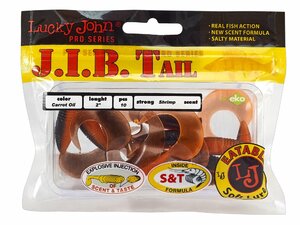 Твистеры съедобные LJ Pro Series J.I.B TAIL 2.0in (05.10)/T28 10шт., фото 4