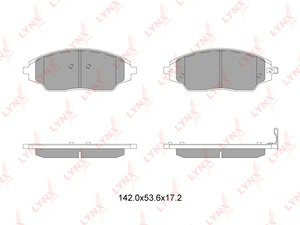 Колодки тормозные передние LYNXauto BD-1818. Для: Chevrolet, Шевроле, Aveo(Авео) 1.2-1.6 11> / Cobalt(Кобальт) 1.5 14>., фото 2