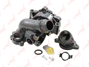 Корпус термостата LYNXauto CT-1032 для AUDI A3 1.8-2.0 04-13/A4 1.8-2.0 07-15/A5 1.8-2.0 07-17/A6 2.0 11-15/A8 2.0 12-15/Q3 2.0 11-15/Q5 2.0 08-17/TT 1.8-2.0 08-14,SEAT Alhambra 1.8-2.0 10-15/Altea 1.8-2.0 07-15/Leon 1.8-2.0 07-12,SKODA Octavia II 1.8-2.0, фото 2
