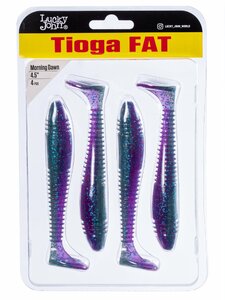 Виброхвосты съедоб. искусст. LJ Pro Series TIOGA FAT 4.5in (11.43)/T91 4шт., фото 4