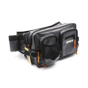 Сумка рыболовная "СЛЕДОПЫТ" Fishing Hip Bag WBP, 31х20х23 см, цв. серый, фото 1