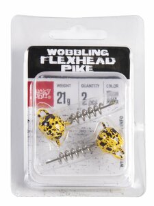 Груз-головки спираль LJ 3D BBS Series Wobbling Flexhead Pike 021г 002 2шт., фото 4