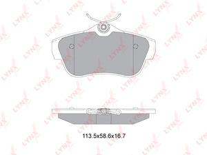 Колодки тормозные задние LYNXauto BD-2228. Для: CITROEN Jumpy 1.6D-2.0 07>, FIAT Scudo 1.6D-2.0 07>, PEUGEOT Expert 1.6D-2.0 07>, фото 1