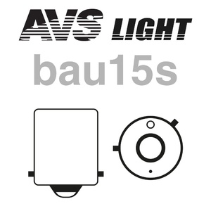 Автомобильная лампа AVS Vegas, PY21W, 12 В, 21 Вт, 2800 К, цоколь BAU15s, 2 шт., фото 2