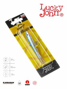 Балансир Lucky John CLASSIC 9 + тр. 90мм/15H блистер, фото 7