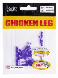 Слаги съедобные искусственные LJ Pro Series CHICKEN LEG 1,0in (02.00)/S66 20шт., фото 4
