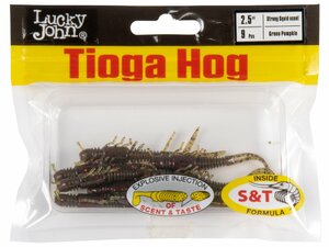 Виброхвосты съедоб. искусст. LJ Pro Series TIOGA HOG 2.5in (06.35)/PA03 9шт., фото 4