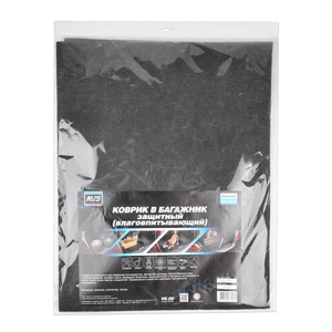 Автомобильный коврик AVS VK-05, 120 × 100 см, чёрный (без рисунка), фото 5