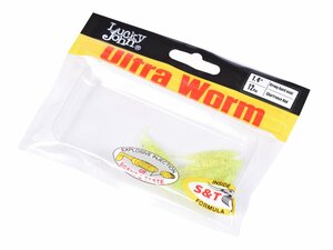 Слаги съедобные искусственные LJ Pro Series TRICK ULTRAWORM 1,4in (03.50)/S15 12шт., фото 4