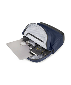 Рюкзак Moleskine The Backpack Ripstop Nylon, темно-синий, 41x13x32 см, фото 4