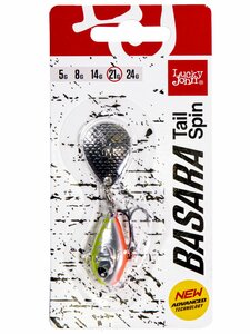 Тейл-спиннер Lucky John BASARA TAIL SPIN 21.0г 015 в блистере, фото 4