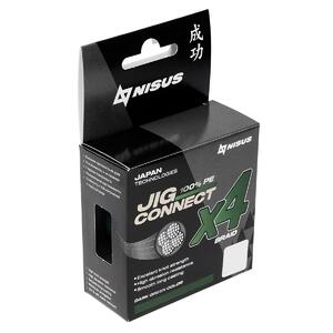 Шнур JIG CONNECT X4 PE Dark Green 150m #2.5, 0.25mm 14.8кг/32.4LB (T-N-JC-X4-0.25-150-DG) NISUS, фото 3