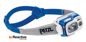 Фонарь светодиодный налобный Petzl Swift RL синий, 900 лм, аккумулятор, фото 5