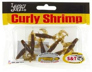 Твистеры съедоб. искусст. LJ Pro Series CURLY SHRIMP 2,0in (05.00)/PA03 10шт., фото 4