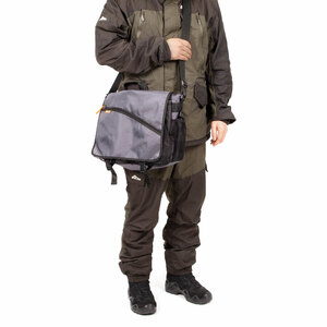 Сумка рыболовная СЛЕДОПЫТ Street Fishing Bag, 30х38х16 см, цв. серый + 3 коробки, фото 6