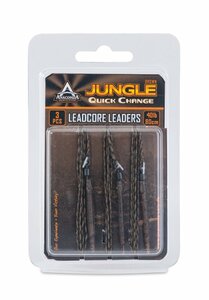 Поводки карп. из ледкора Anaconda S-CLIP Jungle Brown c безоп. клип. 40lb 80см 3шт., фото 2