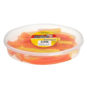 Виброхвост несъедоб. Pike King 6.3"/16 см Orange & Yellow 25шт. (HS-37-015-N) Helios, фото 2