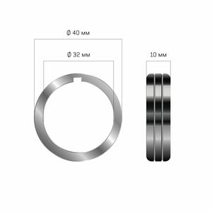 Ролик подачи стальной проволоки Aurora, Ø1,0–1,2 мм, для ULTIMATE 350-450-500 SKYWAY 350, фото 2