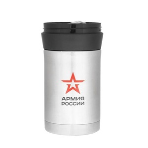 Термос для еды Thermos Армия России "Полевой" (0,5 литра), стальной, фото 2