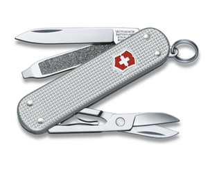 Нож-брелок Victorinox Classic, 58 мм, 5 функций, серебристый, фото 1