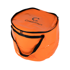 Ведро с крышкой СЛЕДОПЫТ для рыбы, ПВХ, 49х49х40 см, цв. оранжевый, фото 2